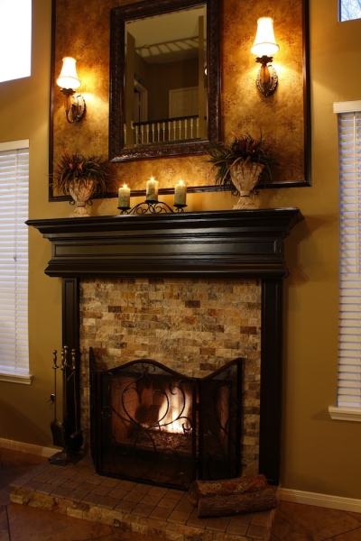 Sugar Land – Glen Laurel – Kitchen & Fireplace Remodel | Vick Construction