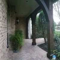 Portico columns