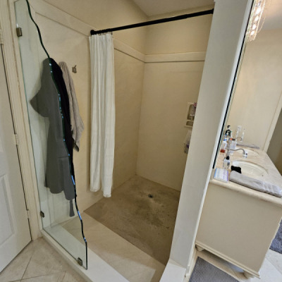 Shower-before